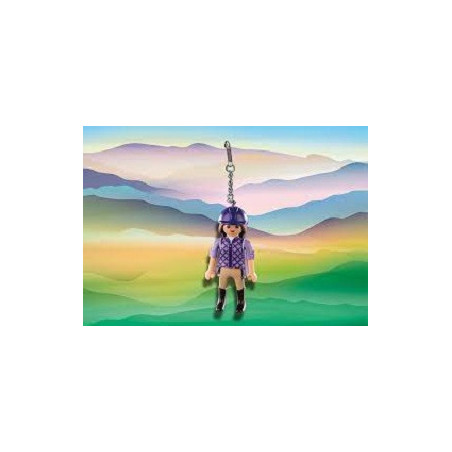 Playmobil llavero jinete
