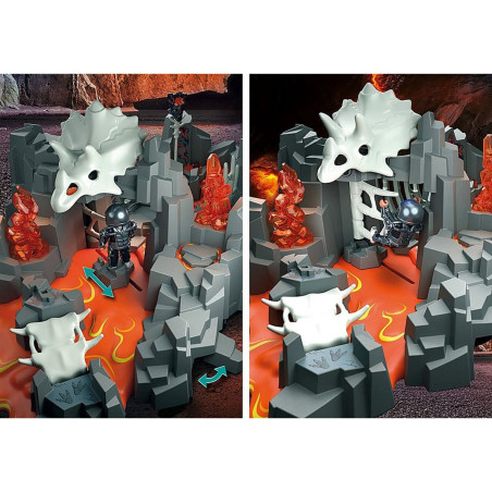 Playmobil dino rise guardian de la fuente de lava