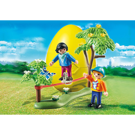 Playmobil huevo de pascua nios equilibristas