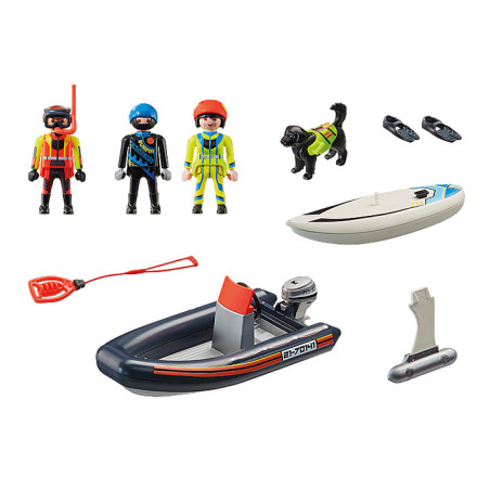 Playmobil rescate maritimo : rescate polar con bote