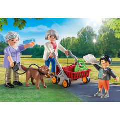 Playmobil abuelos y nieto