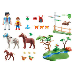 Playmobil paseo en poni