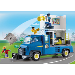 Playmobil duck on call camion de policia