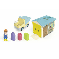Playmobil junior camin con garaje