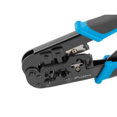 Lanberg NT-0201 pinza crimpatrice Nero, Blu