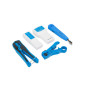 Kit herramientas lanberg pelacables -  crimpadora -  testador