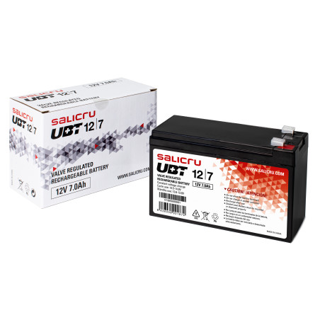 Bateria agm salicru compatible para sais 7ah 12v