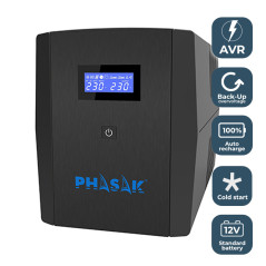 Phasak Sirius gruppo di continuità (UPS) A linea interattiva 1,26 kVA 720 W 4 presa(e) AC