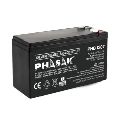 Phasak PHB 1207 batteria UPS Acido piombo (VRLA) 12 V 7,2 Ah