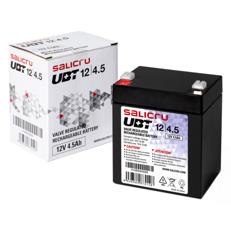 Bateria agm salicru compatible para sais 4.5ah 12v