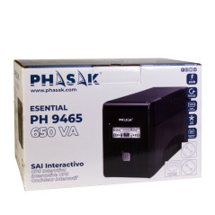 Phasak Esential gruppo di continuità (UPS) A linea interattiva 0,65 kVA 360 W 2 presa(e) AC