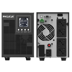 Phasak PH 9220 gruppo di continuità (UPS) Doppia conversione (online) 2 kVA 1800 W 4 presa(e) AC