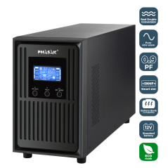 Phasak PH 8020 gruppo di continuità (UPS) Doppia conversione (online) 2 kVA 1800 W 3 presa(e) AC