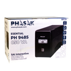 Phasak Esential gruppo di continuità (UPS) A linea interattiva 0,85 kVA 480 W 2 presa(e) AC