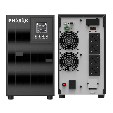 Sai ups phasak 3000va ph 9230 - online - lcd - snmp - doble conversin