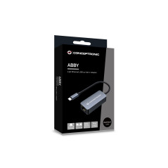 Adaptador usb tipo c a rj45 conceptronic macho - hembra