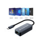 Adaptador usb tipo c a rj45 conceptronic macho - hembra