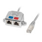 Adaptador lanberg splitter ethernet ftp rj45 a 2x rj45