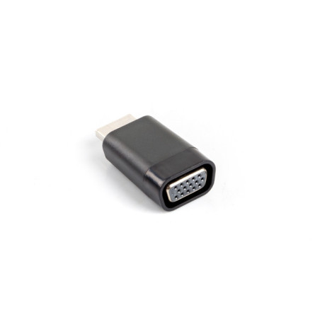 Adaptador lanberg hdmi macho -  vga hembra negro