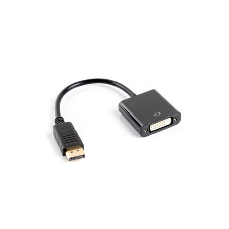 Lanberg AD-0007-BK cavo e adattatore video 0,1 m DisplayPort DVI-D Nero