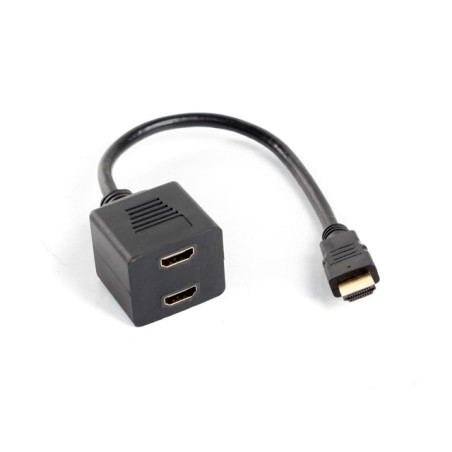 Lanberg AD-0019-BK ripartitore video HDMI 2x HDMI