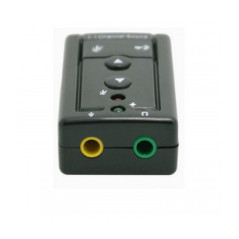Ewent EW3762 adattatore per inversione del genere dei cavi USB audio-in audio-out Nero