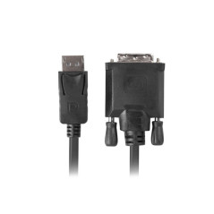 Lanberg CA-DPDV-10CU-0018-BK cavo e adattatore video 1,8 m DisplayPort DVI-D Nero