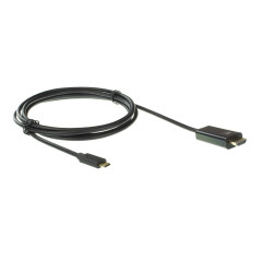 Cable adaptador ewent usb tipo c a hdmi 4k - 30hz macho - macho 2m