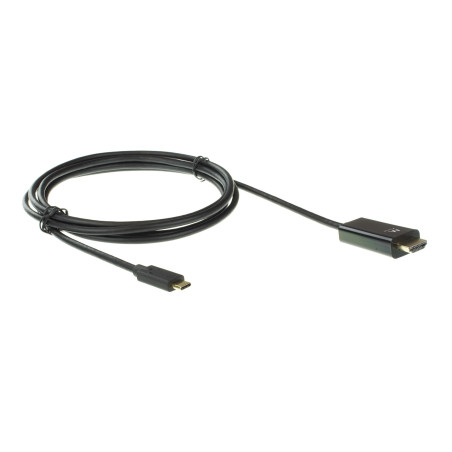 Cable adaptador ewent usb tipo c a hdmi 4k - 30hz macho - macho 2m
