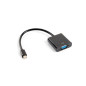 Adaptador lanberg minidisplayport macho -  vga hembra 20cm negro