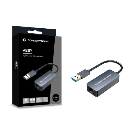 Adaptador usb 3.0 a rj45 conceptronic macho - hembra