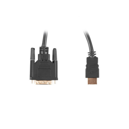 Lanberg CA-HDDV-20CU-0030-BK cavo e adattatore video 3 m HDMI tipo A (Standard) DVI-D Nero