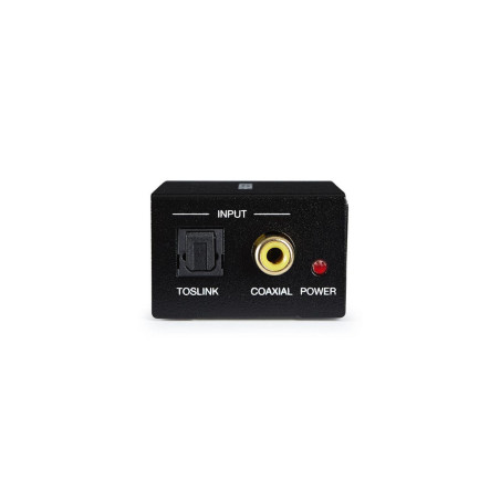 Convertidor de audio fonestar fo - 37da - audio digital en analgico - entrada ptica spdif -  coaxial spdif - salida audio estreo