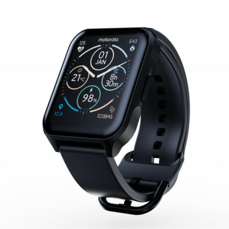 Reloj smartwatch motorola watch phantom 70 black 1.6 pulgadas - bluetooth