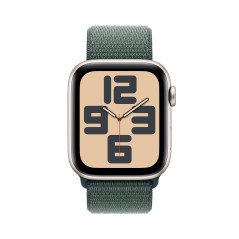 Smartwatch apple watch se gps 44mm starlight case green sport loop