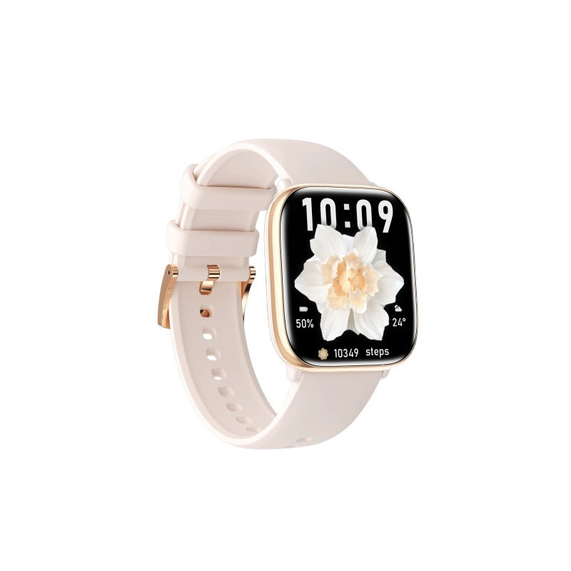 Reloj smartwatch myphone pastel gold cream