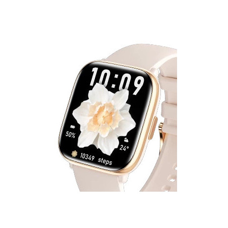 Reloj smartwatch myphone pastel gold cream
