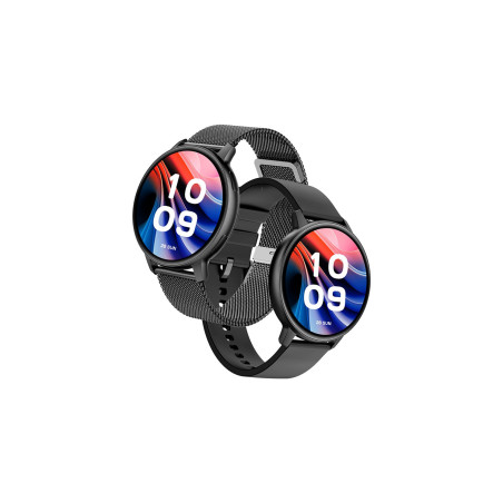 Smartwatch spc smartee duo classic 1.43 pulgadas negro + correa