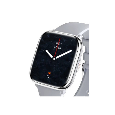 Reloj smartwatch myphone pastel silver gray