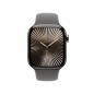 Smartwatch apple watch series 10 gps + cell 42mm natural titanium stone grey sport band s - m