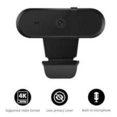 Webcam nilox nxwca02 4k con doble microfono enfoque automatico