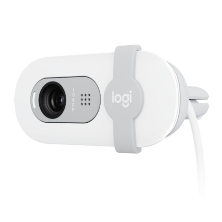 Webcam logitech brio 100 blanco full hd -  usb