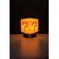 Lampara 3d paladone nintendo super mario question block