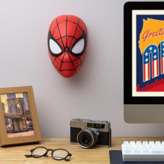 Paladone Spiderman Mask Light lampada da tavolo Rosso, Bianco
