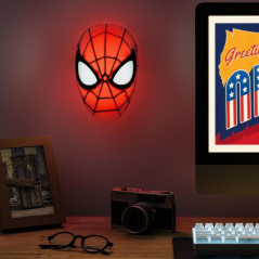 Paladone Spiderman Mask Light lampada da tavolo Rosso, Bianco