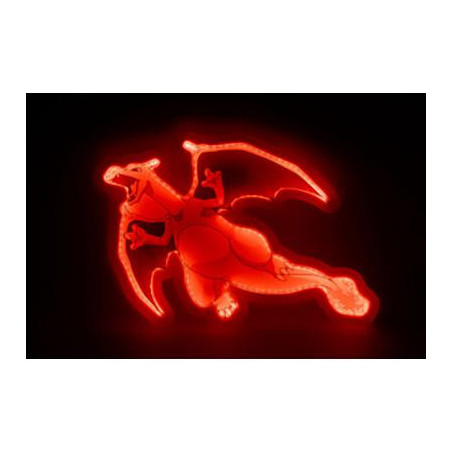 Mural lampara neon teknofun madcow entertainment pokemon charizard 30 cm