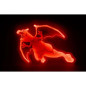 Mural lampara neon teknofun madcow entertainment pokemon charizard 30 cm