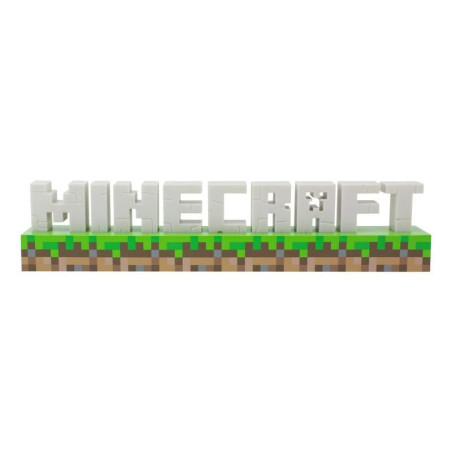 Lampara paladone minecraft logo
