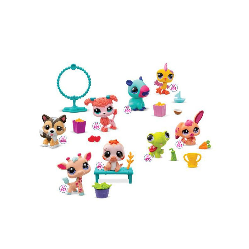 Mascotas little pet shop pack de 2 mascotas -  1 unidad aleatoria