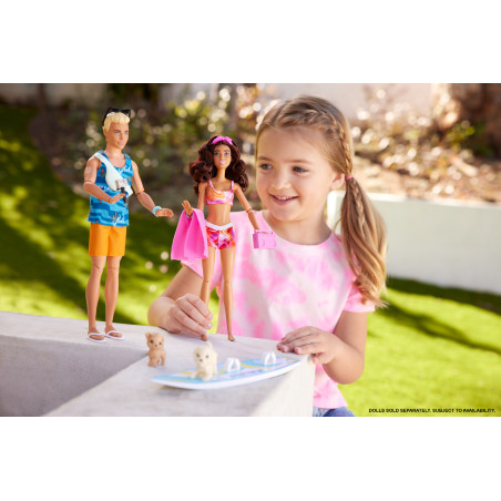 Mueca barbie the movie mattel surf